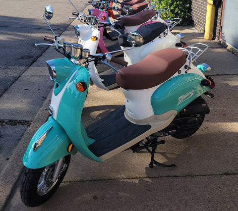 2023 Wolf Brand Scooter - Islander 50cc - Seafoam Green
