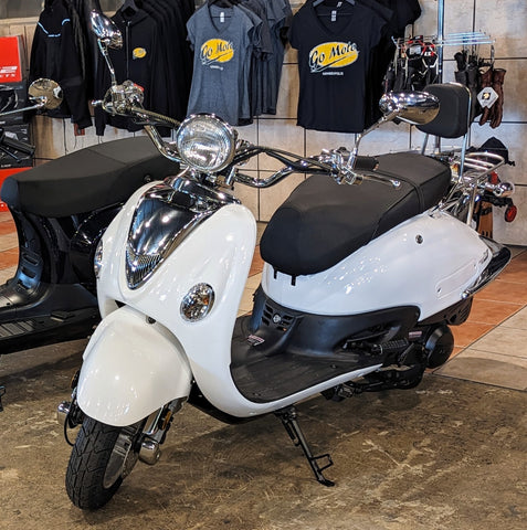 2024 Wolf Brand Scooter | Jet II 150cc | White | $1,899