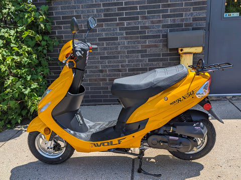 2024 Wolf Brand Scooter RX50 | Yellow | $1,499